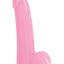 Firefly Smooth Dong Dildo - Glow In The Dark/Pink - 5in