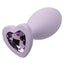 First Time Crystal Booty Duo Silicone Anal Plug