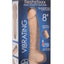 Fleshstixxx Silicone Rechargeable Vibrating Dong with Balls