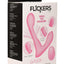 Flickers G-Flick Flicking G-Spot Rechargeable Silicone Vibrator with Remote