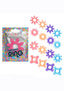 Foil Pack Textured Cock Ring - Assorted Colors/Pink