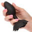 Forbidden Rose Silicone Anal Plug - Black - Large