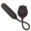 French Kiss Elite Romeo Rechargeable Silicone Vibrator with Clitoral Stimulator - Black