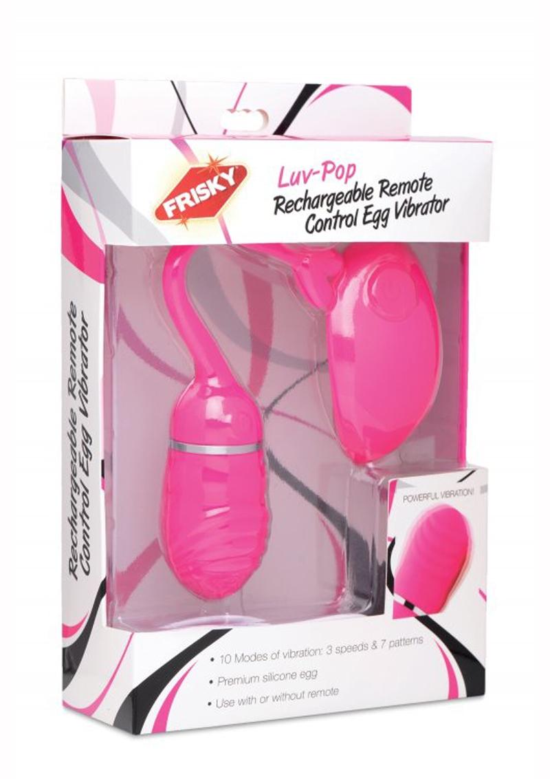 Frisky Luv-Pop Rechargeable Remote Control Egg Vibrator The Toy Box Frisky Luv-Pop Rechargeable Remote Control Egg Vibrator The Toy Box