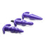 Frisky Thrill Trio Anal Plug - Purple - Set