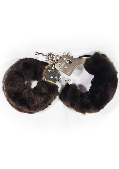 Furry Love Cuffs - Brown