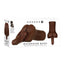Gender X Backdoor Bash Stroker with Vibrating Cock Ring - Chocolate