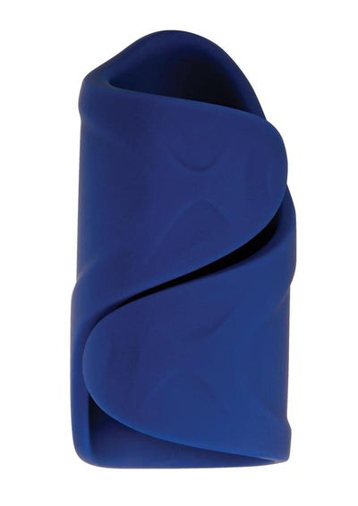 Gender X Ins and Outs Rechargeable Silicone Dildo and Stroker - Blue - 2 Piece/Set