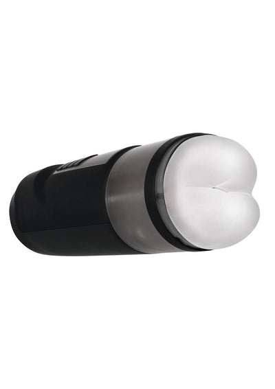 Gender X Message In A Bottle Rechargeable Thrusting Spinning Stroker - Black/Clear
