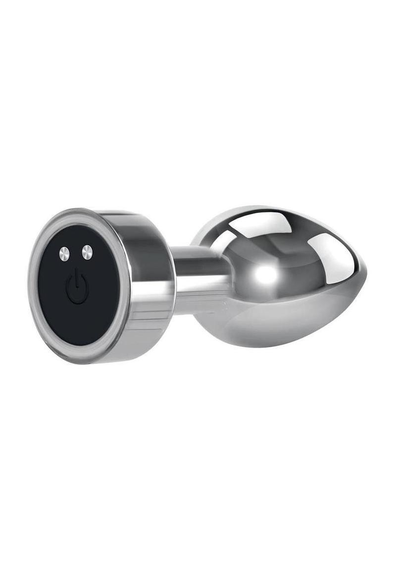 Gender X Rockin' Metal Plug Rechargeable Butt Plug - Metal/Silver