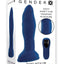 Gender X Sway with Me Rechargeable Silicone Anal Plug with Remote - Blue