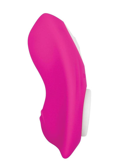 Gender X Under The Radar Rechargeable Silicone Panty Vibe with Remote Control - Pink