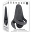 Gender X Undercarriage Rechargeable Silicone Cock Ring - Gray/Grey