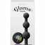 Glams Ripple Silicone Plug Rainbow Gem - Black - 4.49in