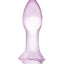 Glas Blossom Ring Glass Anal Plug - Pink