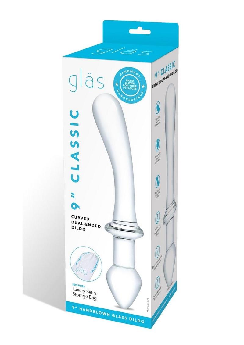 Glas Classic Curved Dual-Ended Dildo