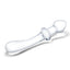 Glas Classic Curved Dual-Ended Dildo - Clear - 9in