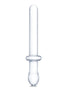 Glas Classic Smooth Dual-Ended Dildo - Clear - 9.25in