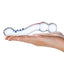 Glas Curved G-Spot Glass Textured Dildo