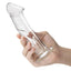 Glas Dildo Glass with Veins and Flat Base