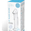 Glas Dildo Glass with Veins and Flat Base - Clear - 6in