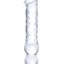 Glas Double Ended Glas Dildo with Anal Beads