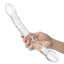 Glas Girthy Double Trouble Glass Dildo