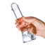 Glas Realistic Curved Glass G-Spot Dildo