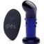 Glas Rechargeable Remote Controlled Vibrating Glass Dotted G-Spot/P-Spot Plug