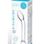 Glas Slimline G-Spot Glass Dildo - Clear - 8in