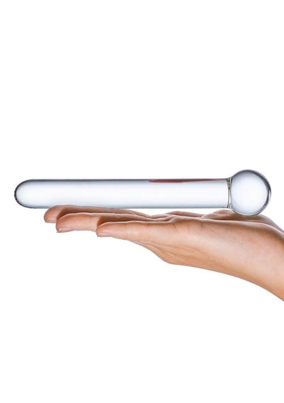 Glas Straight Glass Dildo - Clear - 7in