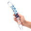 Glas Twisted Dual-Ended Dildo - Clear - 10in