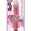 Glow Dicks Molly Glitter Vibrator - Glow In The Dark/Pink