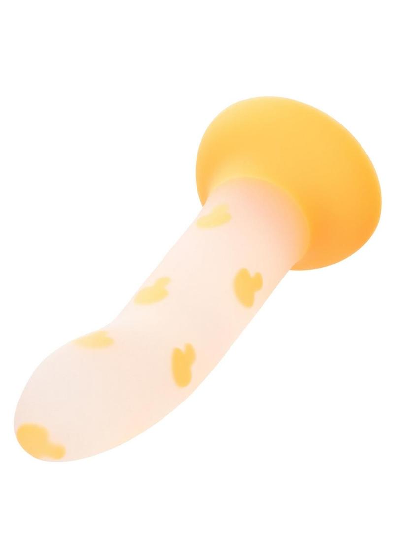 Glow Stick Mushroom Silicone Glow In The Dark Dildo with Suction Base