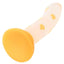 Glow Stick Mushroom Silicone Glow In The Dark Dildo with Suction Base - Orange