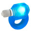 Glowdick Silicone Cockring with Led - Blue Ice