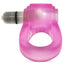 Glowdick Silicone Cockring with Led - Pink Ice - Pink