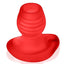 Glowhole 1 Hollow Buttplug with Led Insert - Small - Red Morph