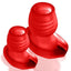 Glowhole 1 Hollow Buttplug with Led Insert - Small - Red Morph - Red - Small