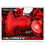 Glowhole 2 Hollow Buttplug with Led Insert - Large - Red Morph