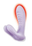 Goddess Heat Up Rechargeable Silicone Bunny Massager - Lavender