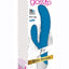 Gossip 20x Wavy Silicone Rabbit Vibrator - Blue