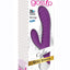Gossip Celia 20x Ribbed Silicone Rabbit Vibrator - Purple