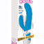 Gossip Ellen 20x Silicone Rabbit Vibrator - Blue