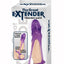 Great Extender Vibrating Sleeve Cock Ring and Ball Cradle - Purple