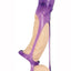 Great Extender Vibrating Sleeve Cock Ring and Ball Cradle - Purple