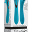 Heads Or Tails Silicone Rechargeable Dual Vibrator - Teal