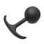 Heavy Hitters Comfort Plugs Premium Silicone Weighted Round - Black - Large - 4.4in