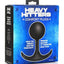 Heavy Hitters Comfort Plugs Premium Silicone Weighted Round - Black - XLarge - 4.7in