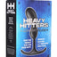 Heavy Hitters Comfort Plugs Silicone Anal Plug - Black - 5.5in